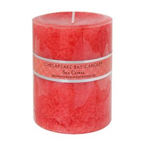 Home decor pictures - Chesapeake Bay Candle Sea Coral Pillar Candle.jpg